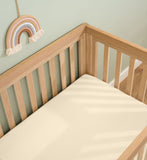 Clair de Lune cream cot bed sheets 2 pack, UK version