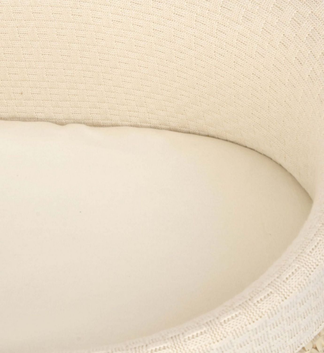Clair de Lune organic moses basket sheets cream, UK version