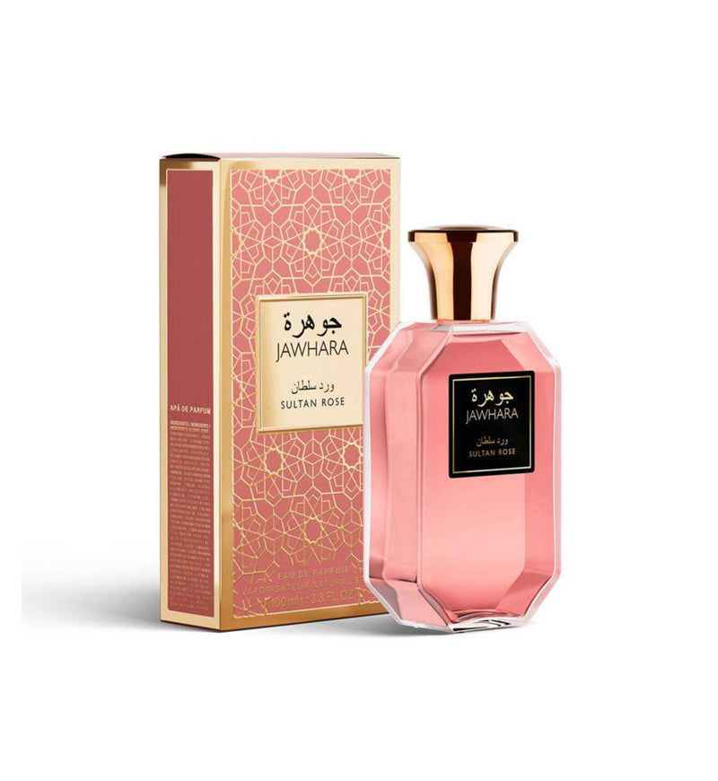 Jawhara Collection Sultan Rose perfume 100ml, imported from the UK