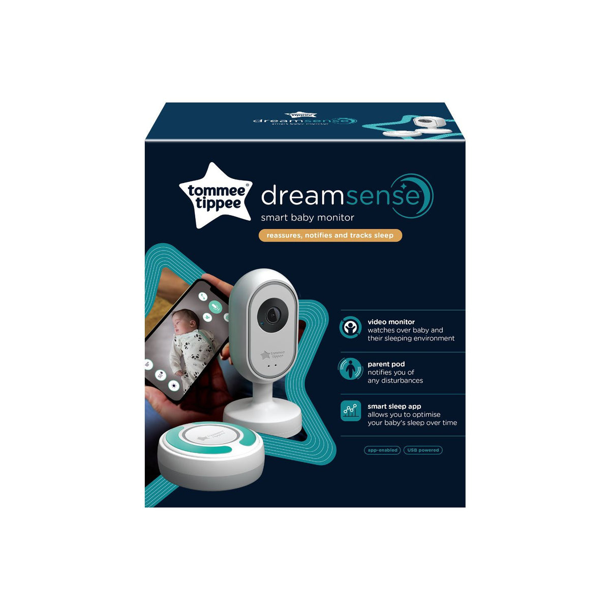 Tommee Tippee Dreamsense smart baby monitor, UK version