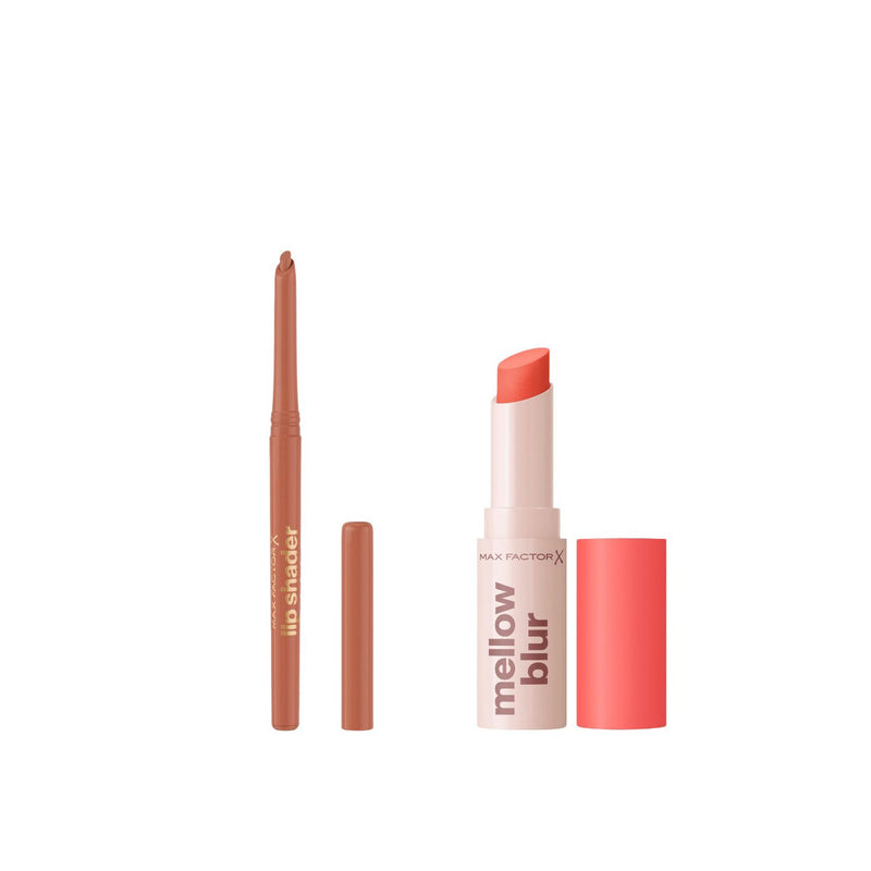 Max Factor peach lip combo lipstick and liner, imported from the UK