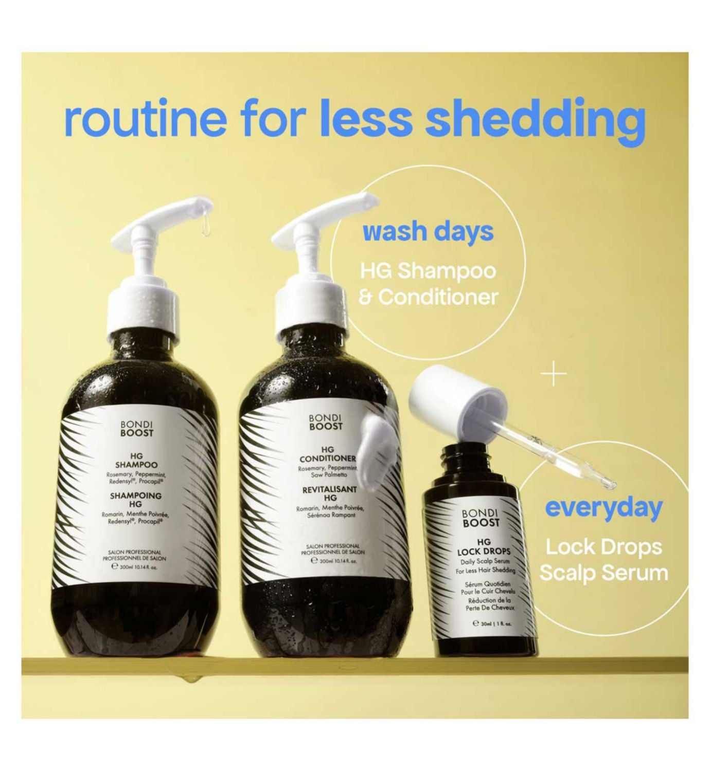 Bondiboost HG Lock Drops scalp serum 30ml - British product