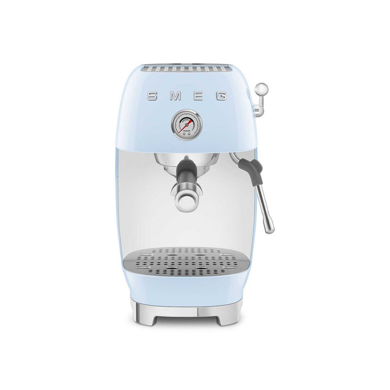 Smeg pastel blue espresso and cold brew coffee machine (British brand)