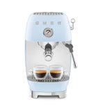 Smeg pastel blue espresso and cold brew coffee machine (British brand)
