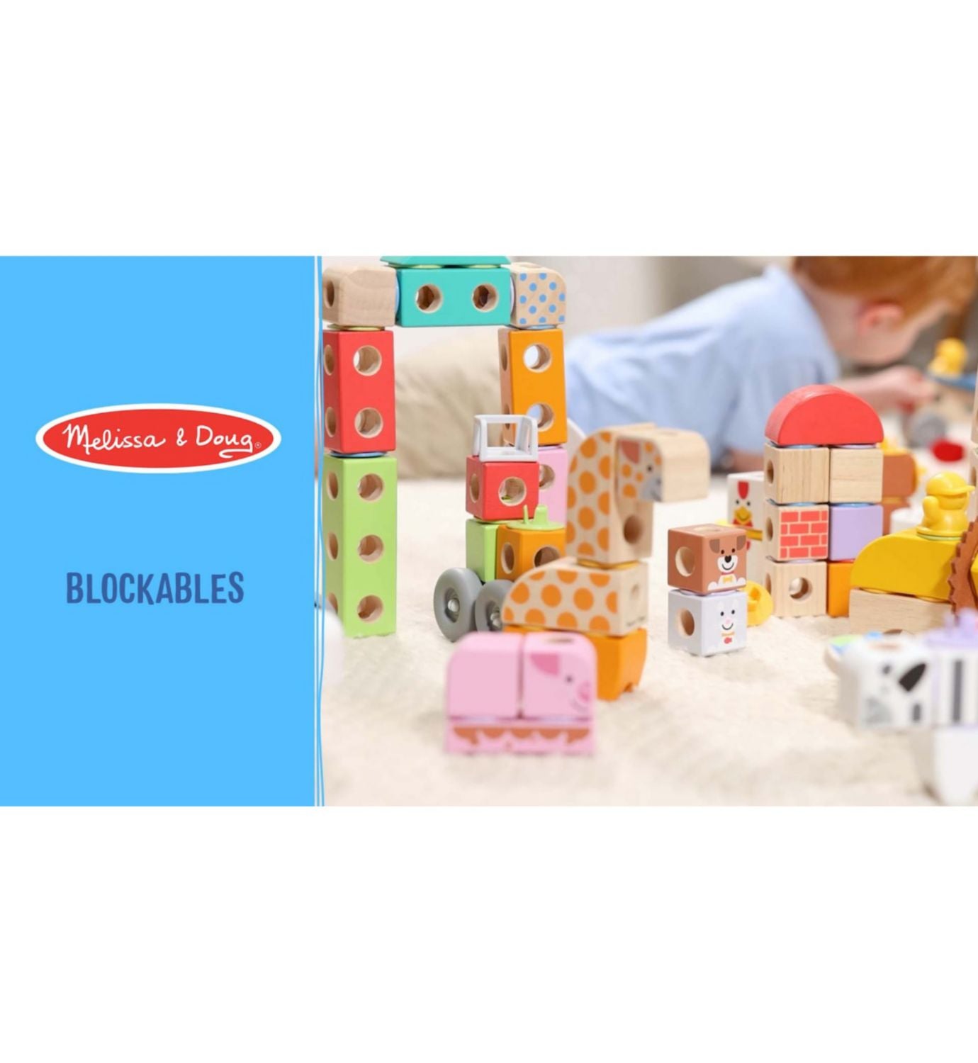 Melissa & Doug building playset vehicles 54 piece, imported from the UK