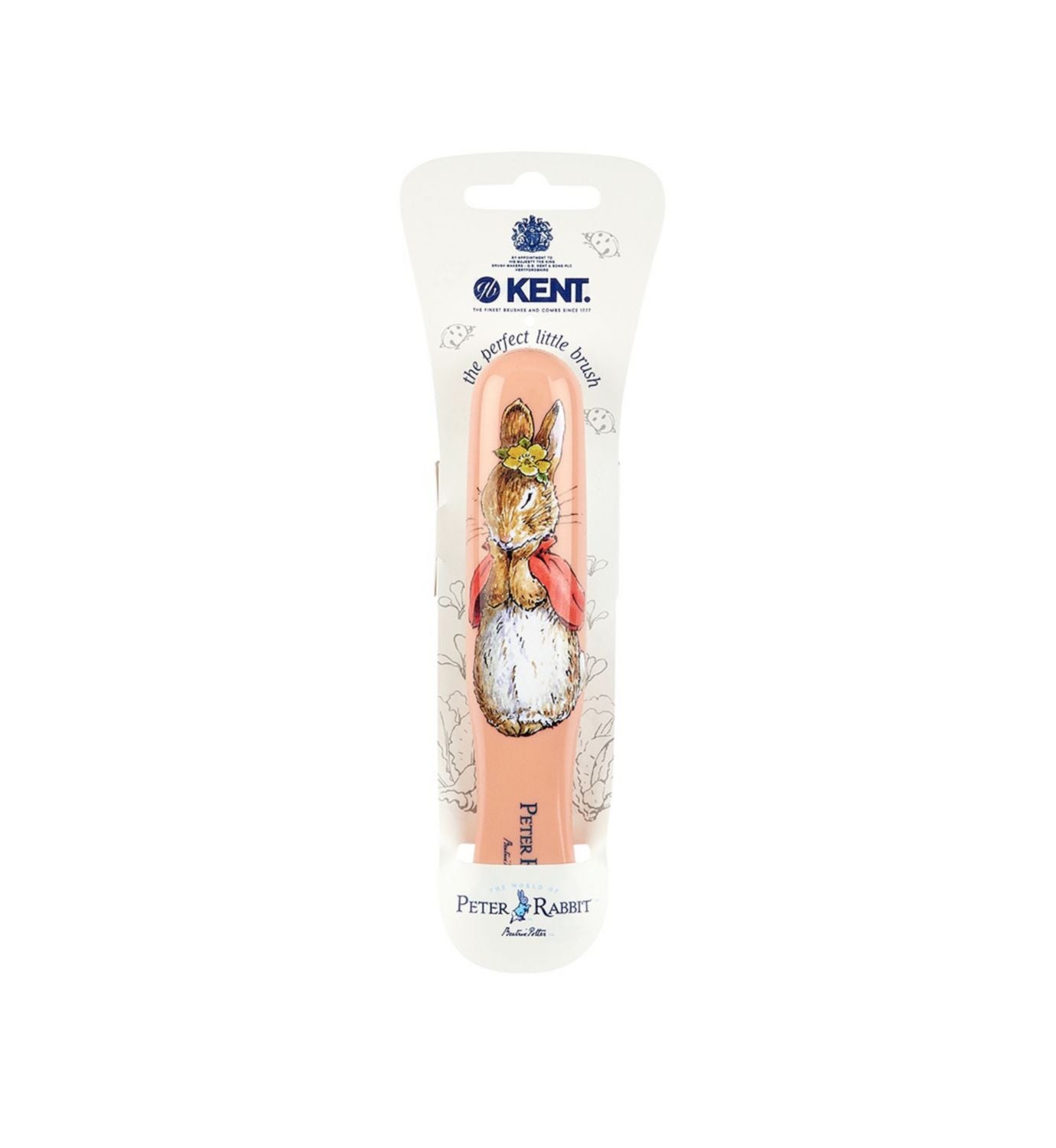 Kent Peter Rabbit Flopsy hairbrush with nylon quills - British product