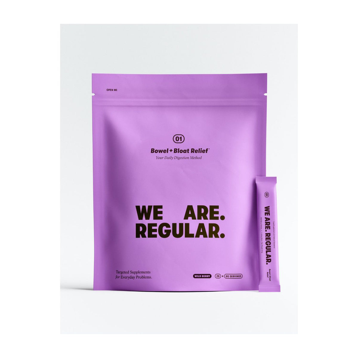We Are Regular Bowel Relief powder 28 sticks, imported from the UK