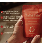 Wholyme Relief Salts natural muscles joints 200g, UK version