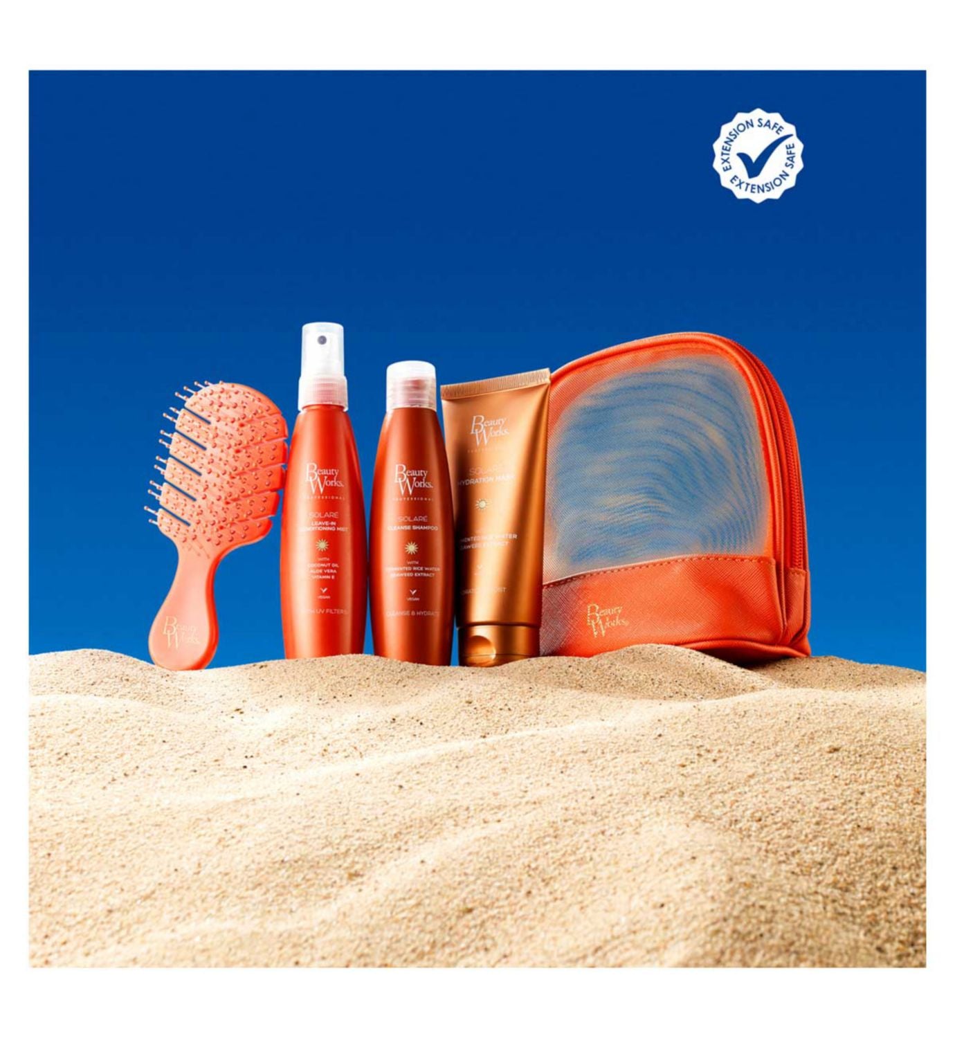 Beauty Works Solaré Jet-Set Sun Care Set travel size, UK version