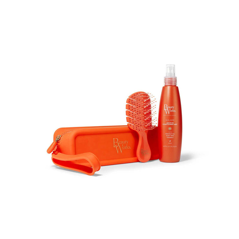 Beauty Works Solare UV Shield detangle set, UK version