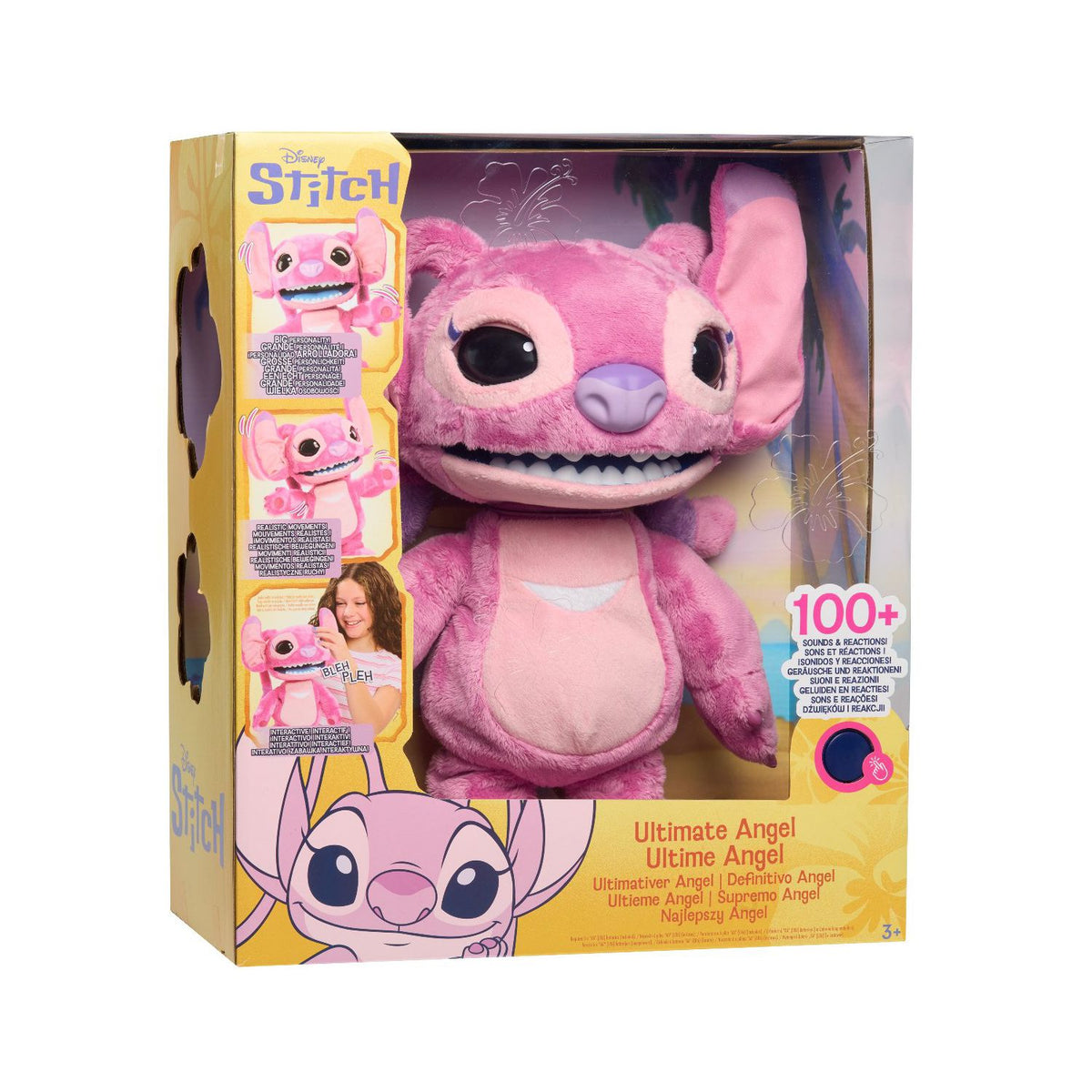Just Play Disney Angel interactive plush toy 17-inch - British product