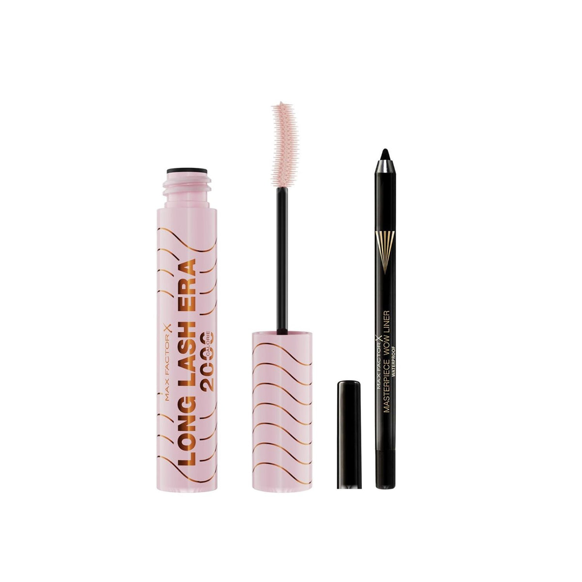 Max Factor mascara and eyeliner duo in Black - British product