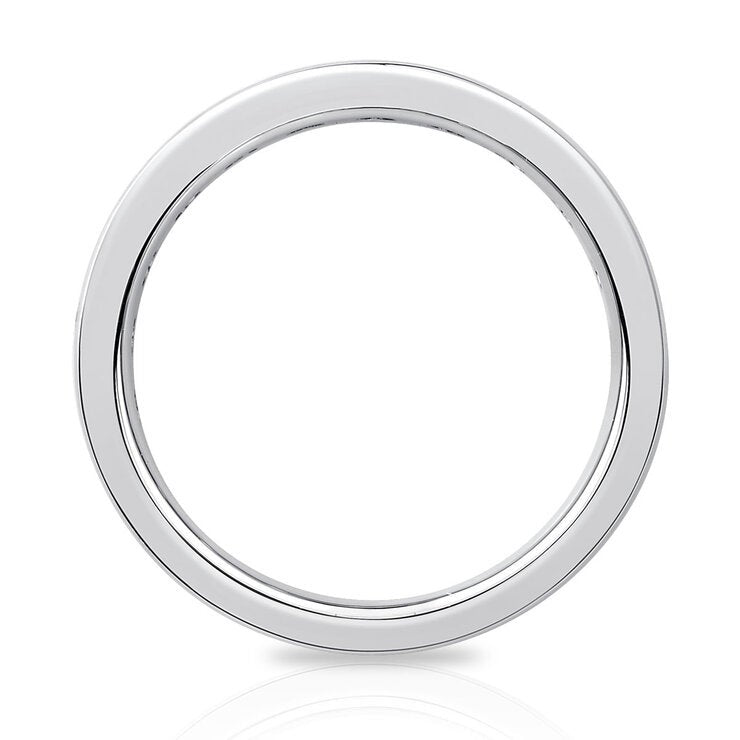 Costco eternity ring round brilliant cut channel set size P (British brand)