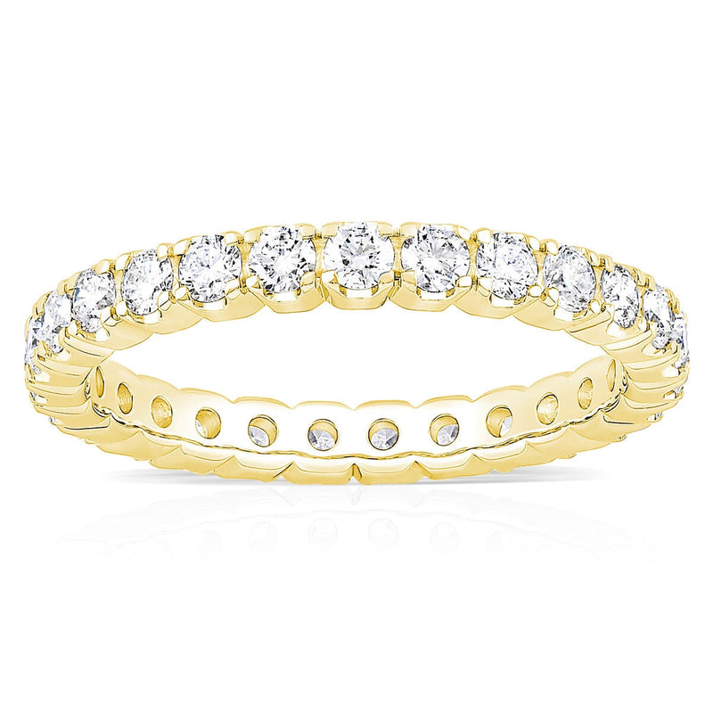 Costco 1ct round brilliant diamond eternity ring 18ct gold - British product