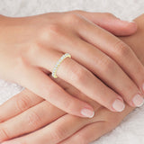 Costco 1ct round brilliant diamond eternity ring 18ct gold - British product