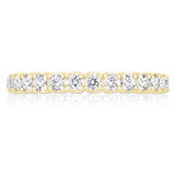 Costco 1ct round brilliant diamond eternity ring 18ct gold - British product