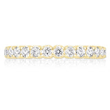Costco 1ct diamond eternity ring 18ct yellow gold size L, UK version