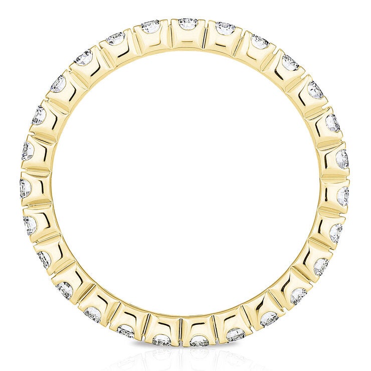 Costco 1ct diamond eternity ring 18ct yellow gold size L, UK version