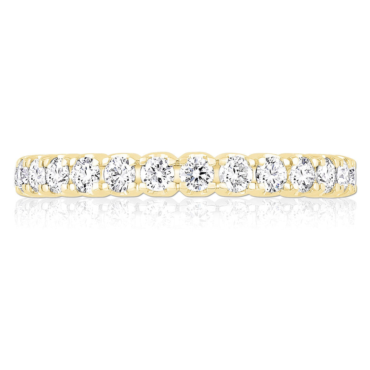 Costco 1ct round brilliant diamond eternity ring 18ct gold - British product