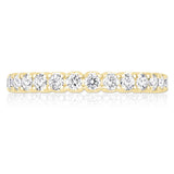 Costco 1ct round brilliant cut eternity ring 18ct yellow gold (British brand)