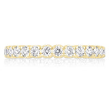 Costco 1ct round brilliant diamond eternity ring 18ct gold - British product