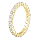 Costco 1ct diamond eternity ring 18ct yellow gold size L, UK version