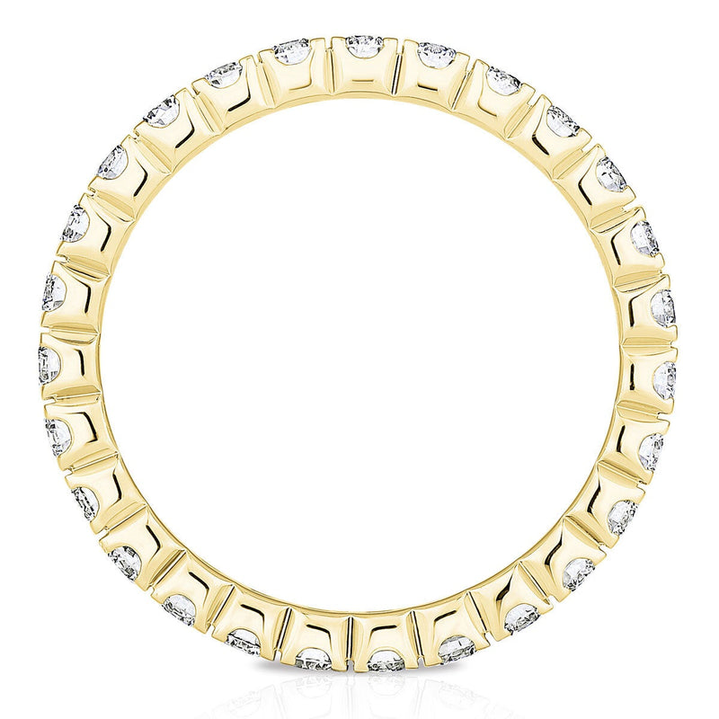 Costco 1ct round brilliant diamond eternity ring 18ct gold - British product
