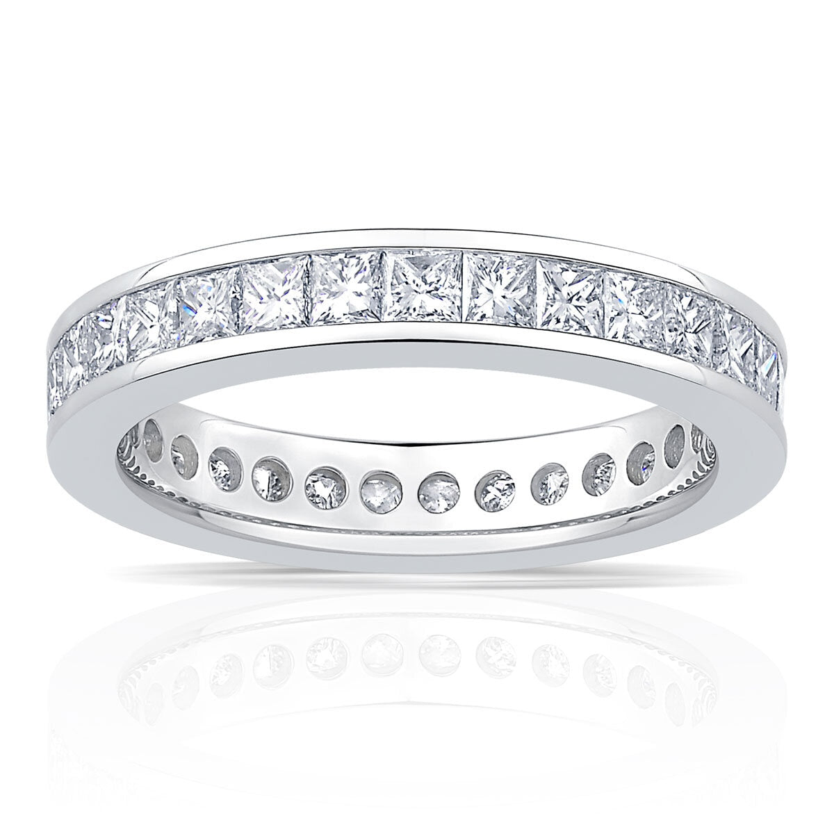 Costco princess cut diamond eternity ring 2ctw, imported from the UK