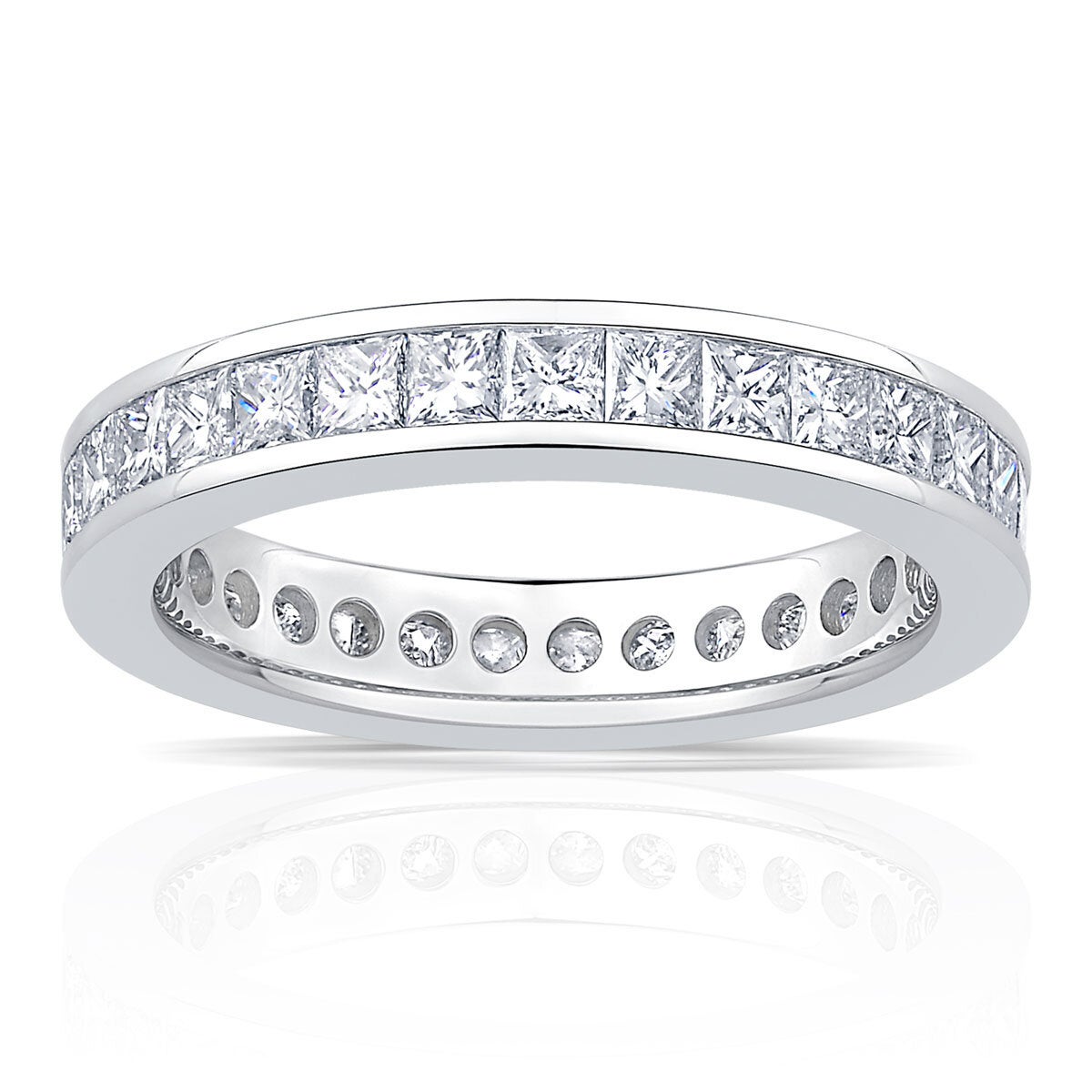 Costco platinum princess cut diamond eternity ring 2.00ctw, UK version