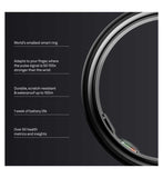 Oura smart ring black size 10 (British brand)
