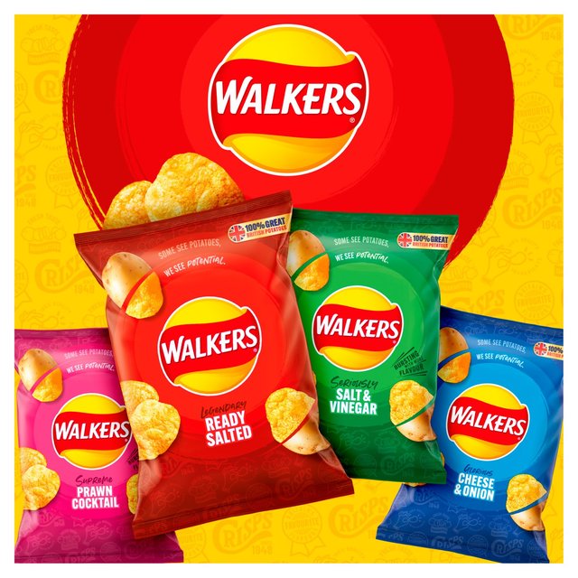 Walkers Ready Salted Multipack Crisps   6 per pack GOODS M&S   