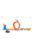 Hot Wheels monster truck Loop-and-Flip Trophy Challenge set, UK version