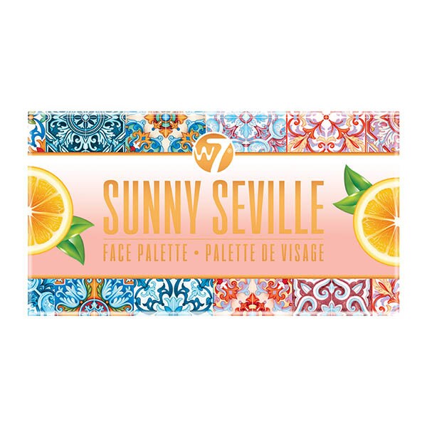 W7 Sunny Seville Face Palette deep 4g (British brand)