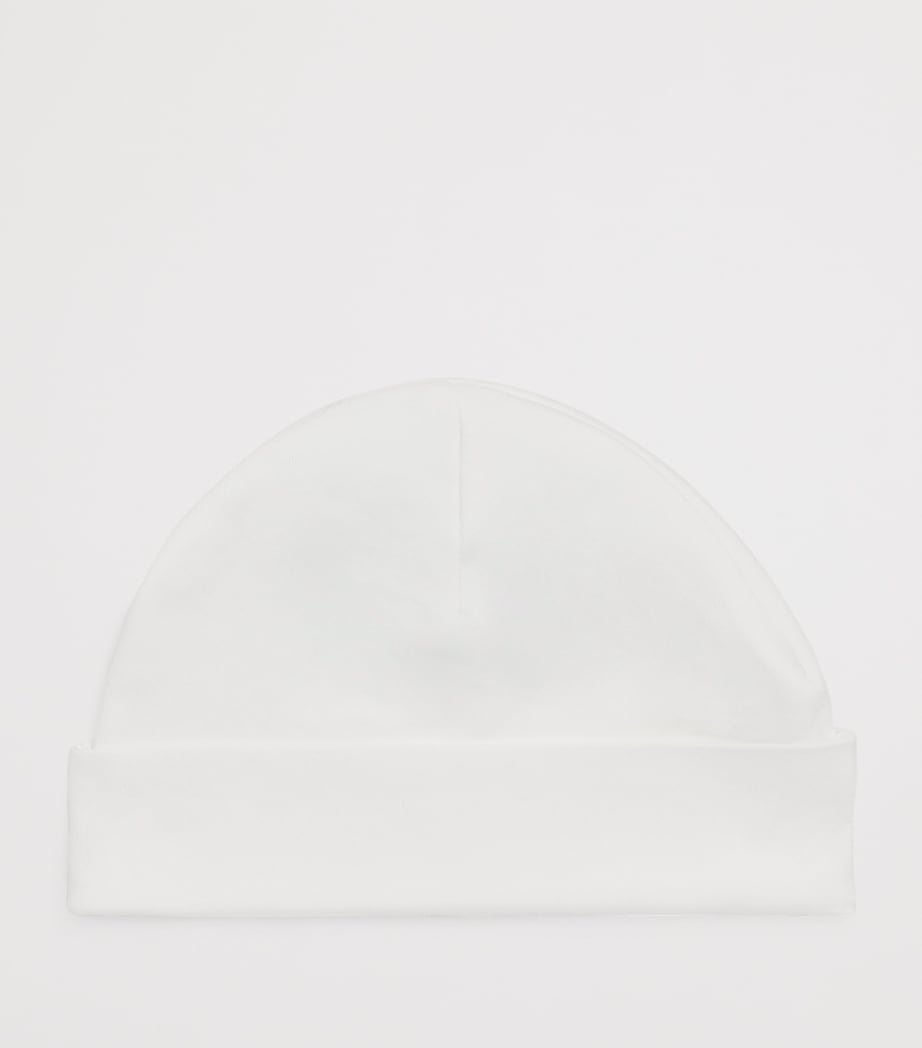 Paint My Dreams baby beanie embroidered 'W' (British brand)