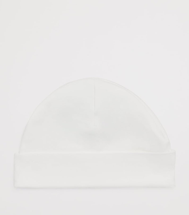 Paint My Dreams baby beanie embroidered 'W' (British brand)