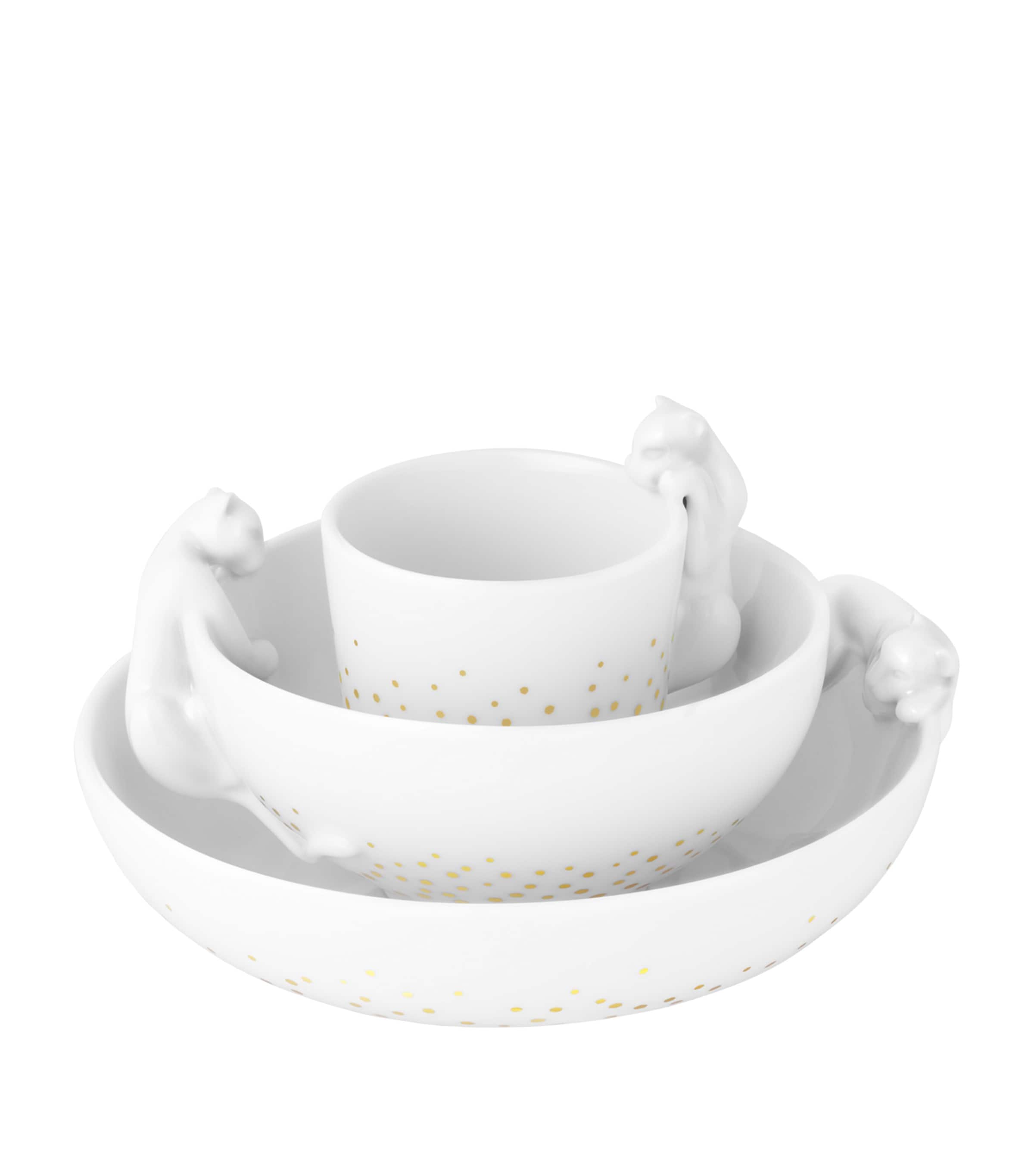 Cartier Baby Panthère 3-piece children's dinner set - British product