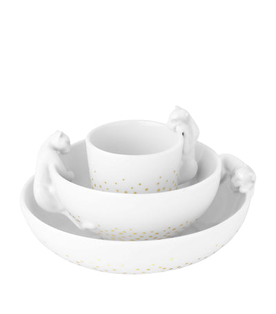 Harrods Cartier Baby Panthère 3-Piece Children's Dinner Set- Buy online at McGrocer