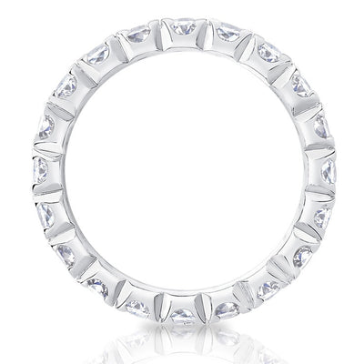 Costco UK Costco Platinum 2.00ctw Diamond Eternity Ring Round Brilliant Cut Sizes K-P- Buy online at McGrocer