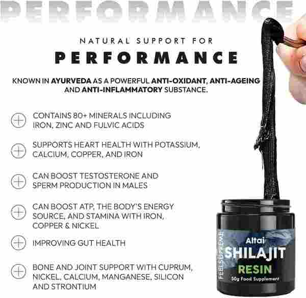 Feel Supreme Altai Shilajit Resin 50g - British product