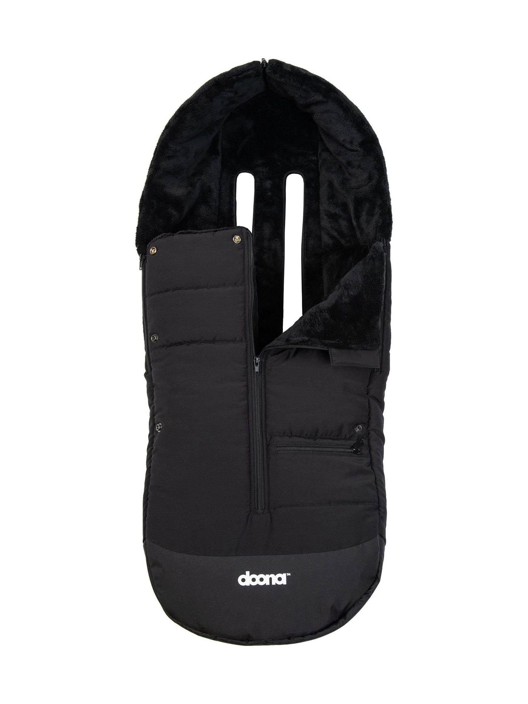 Doona Schwarzer Fusssack Bezug Winter Baby Accessoire, UK Version