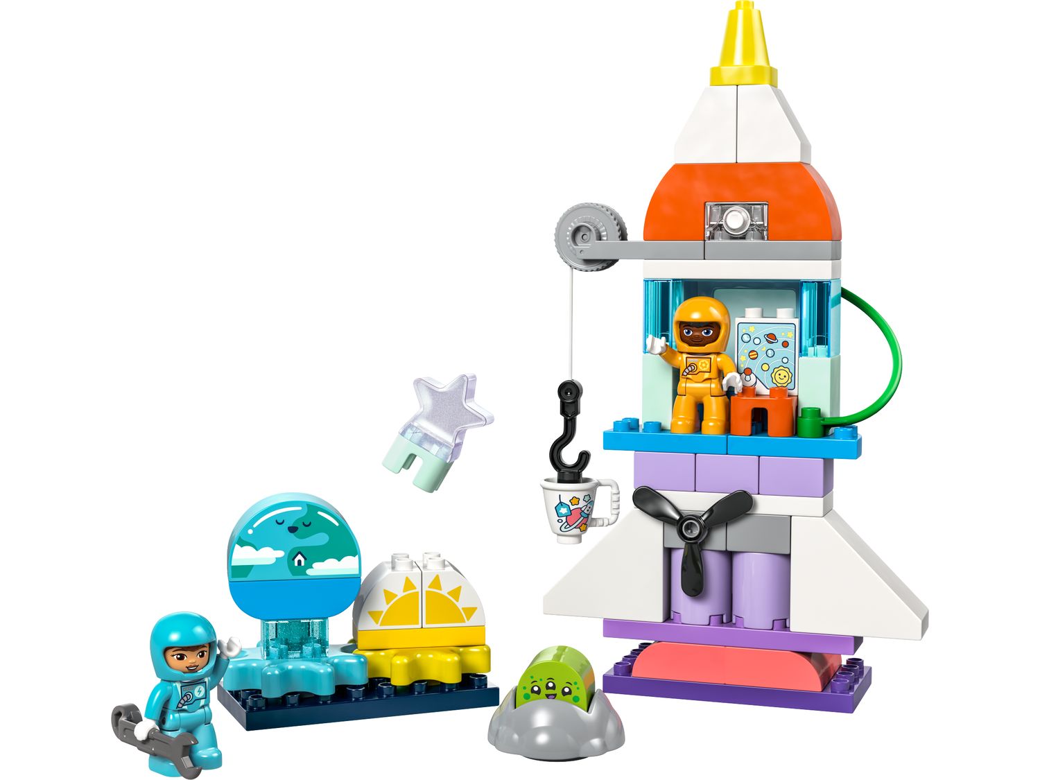 LEGO DUPLO 3in1 Space Shuttle Adventure Building Set 58 Pieces (British brand)