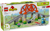 LEGO DUPLO Train Bridge and Tracks 42 Pieces (British brand)