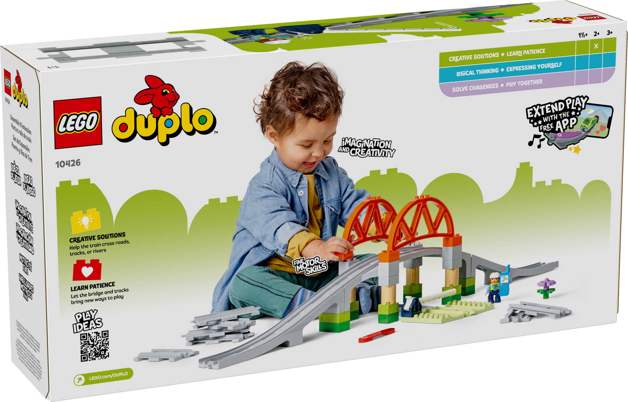LEGO DUPLO Train Bridge and Tracks 42 Pieces (British brand)