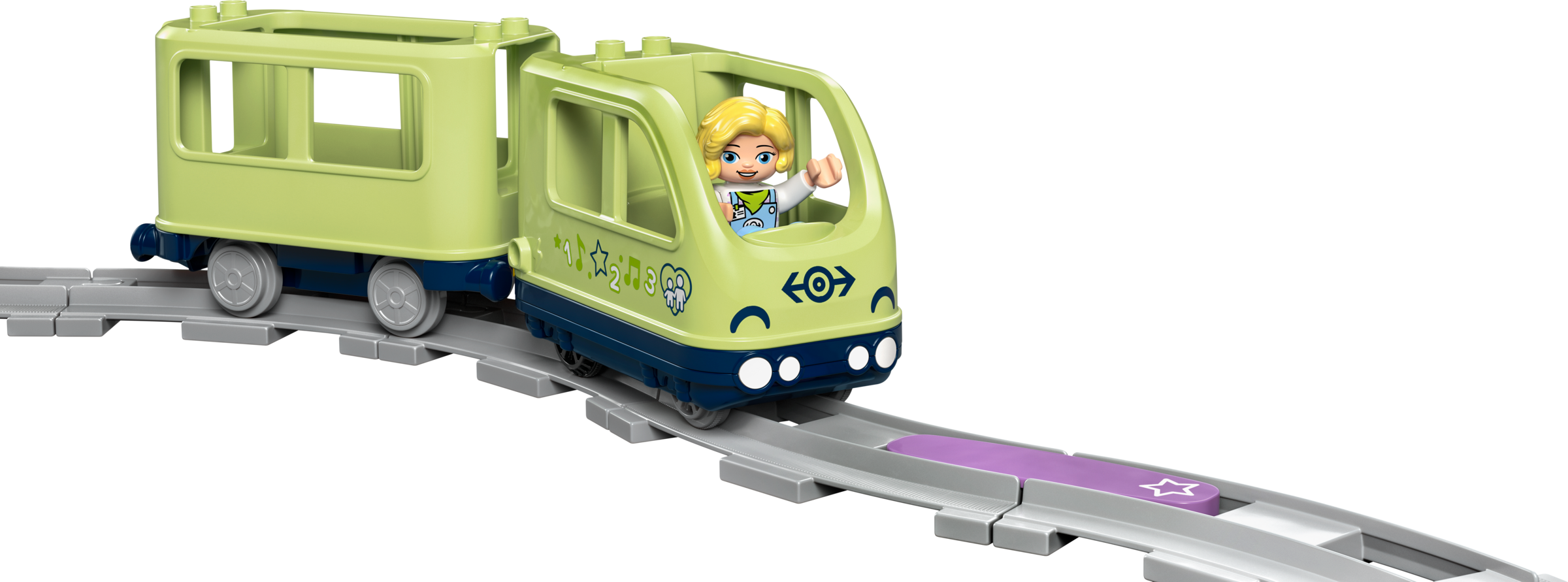 LEGO DUPLO Interactive Adventure Train 57 pieces , UK version