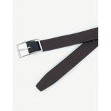 Andersons grained leather reversible belt with silver buckle, imported from the UK