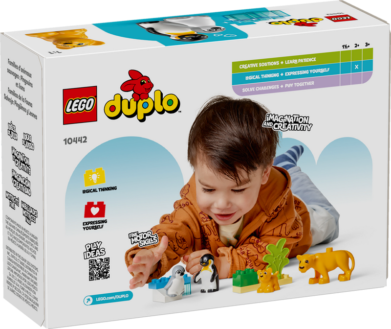 LEGO DUPLO Wild Animal Families Penguins Lions (British brand)