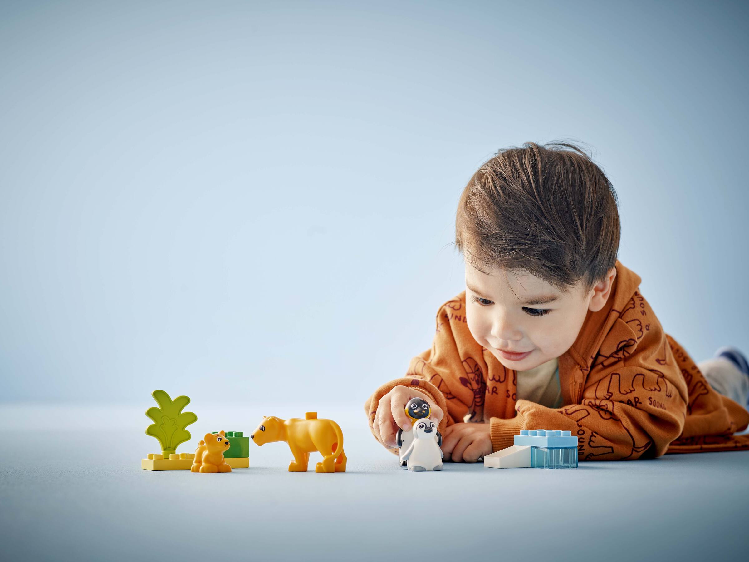 LEGO DUPLO Wild Animal Families Penguins Lions (British brand)