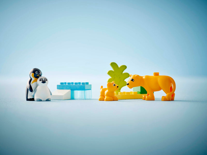 LEGO DUPLO Wild Animal Families Penguins Lions (British brand)