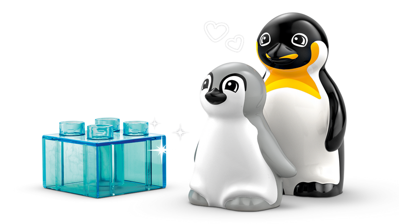 LEGO DUPLO Wild Animal Families Penguins Lions (British brand)