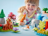 LEGO DUPLO Wild Animal Families Building Blocks 92 Pieces - British product